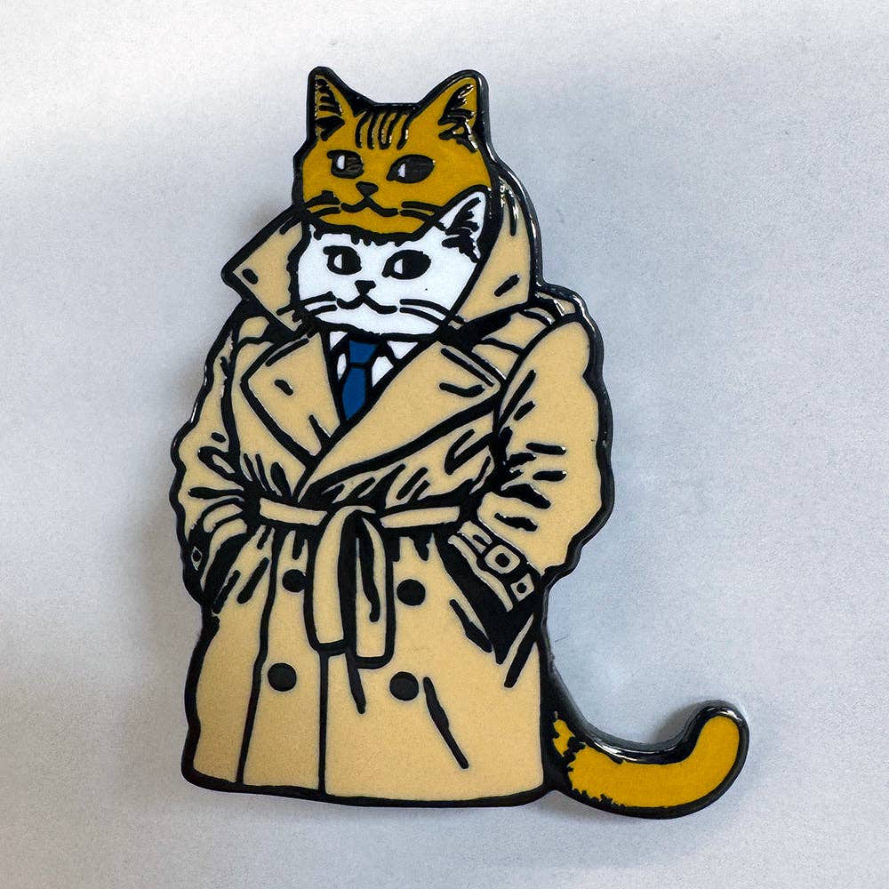 Trench Cat Pin