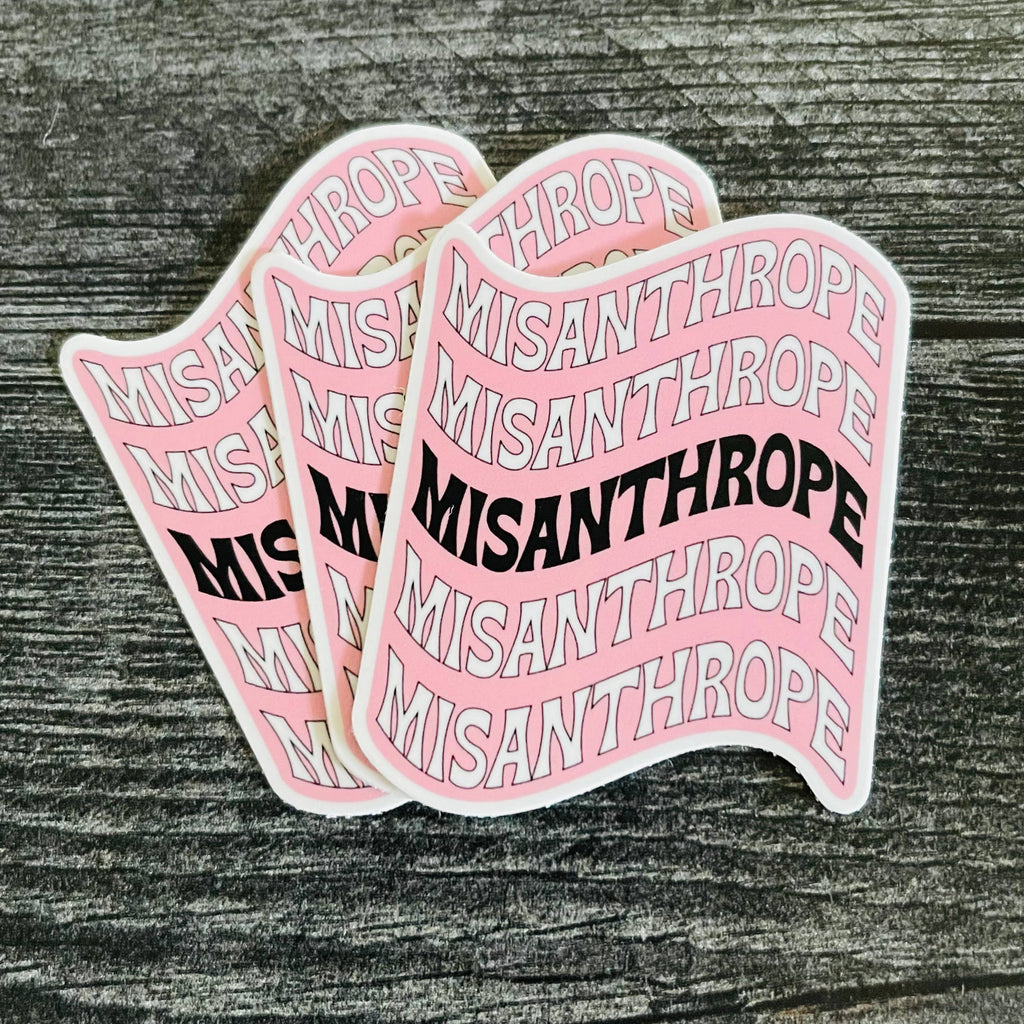 Misanthrope Sticker 3”