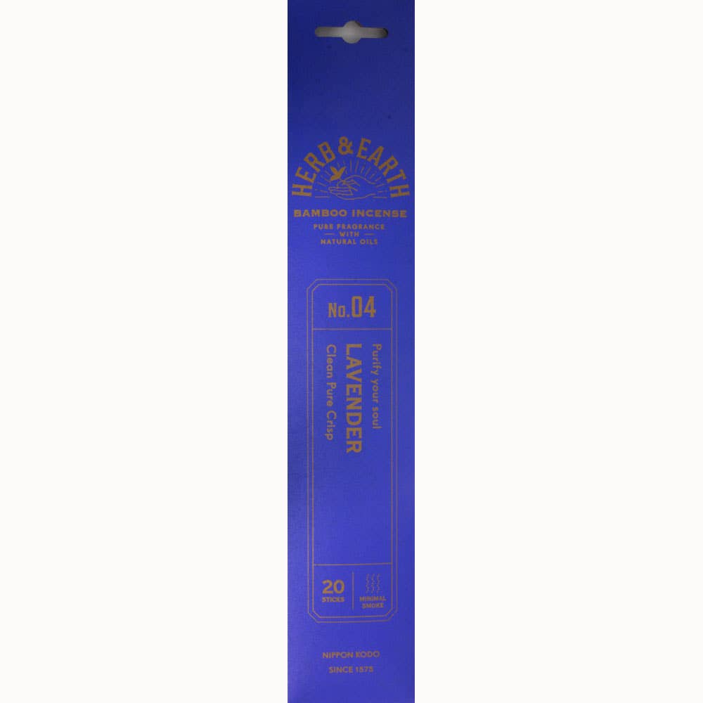 Herb & Earth Incense 20 Sticks - Lavender