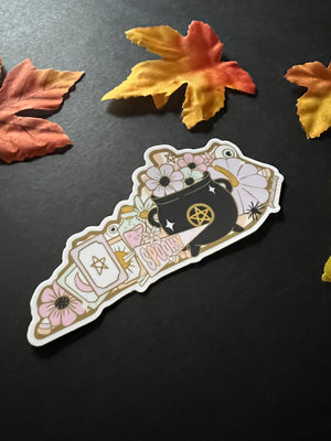 Witchy Cauldron Sticker