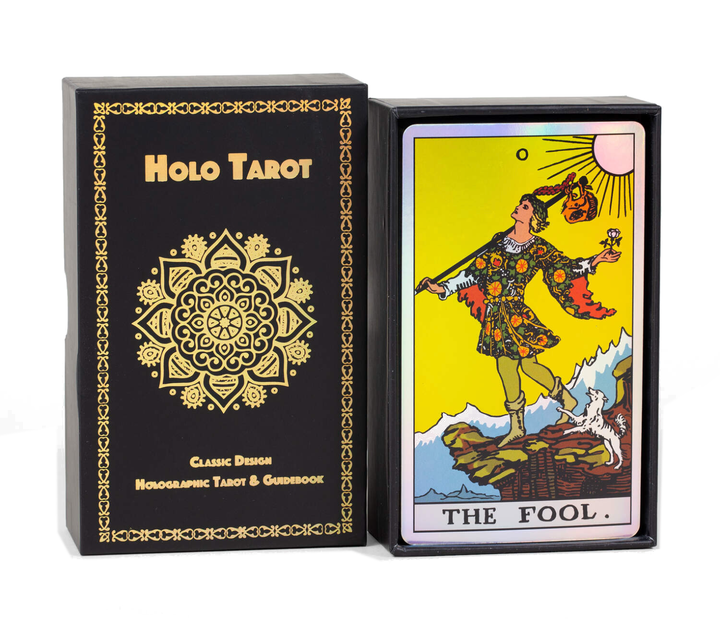 Holo Tarot | Holographic Tarot Deck & Guide | Made in USA |