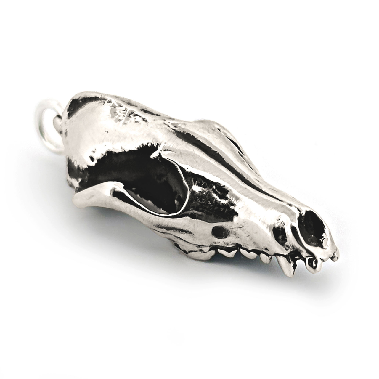 Red Fox: None / Sterling Silver