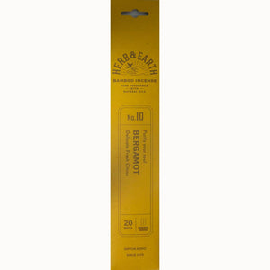 Herb & Earth Incense 20 Sticks - Bergamot