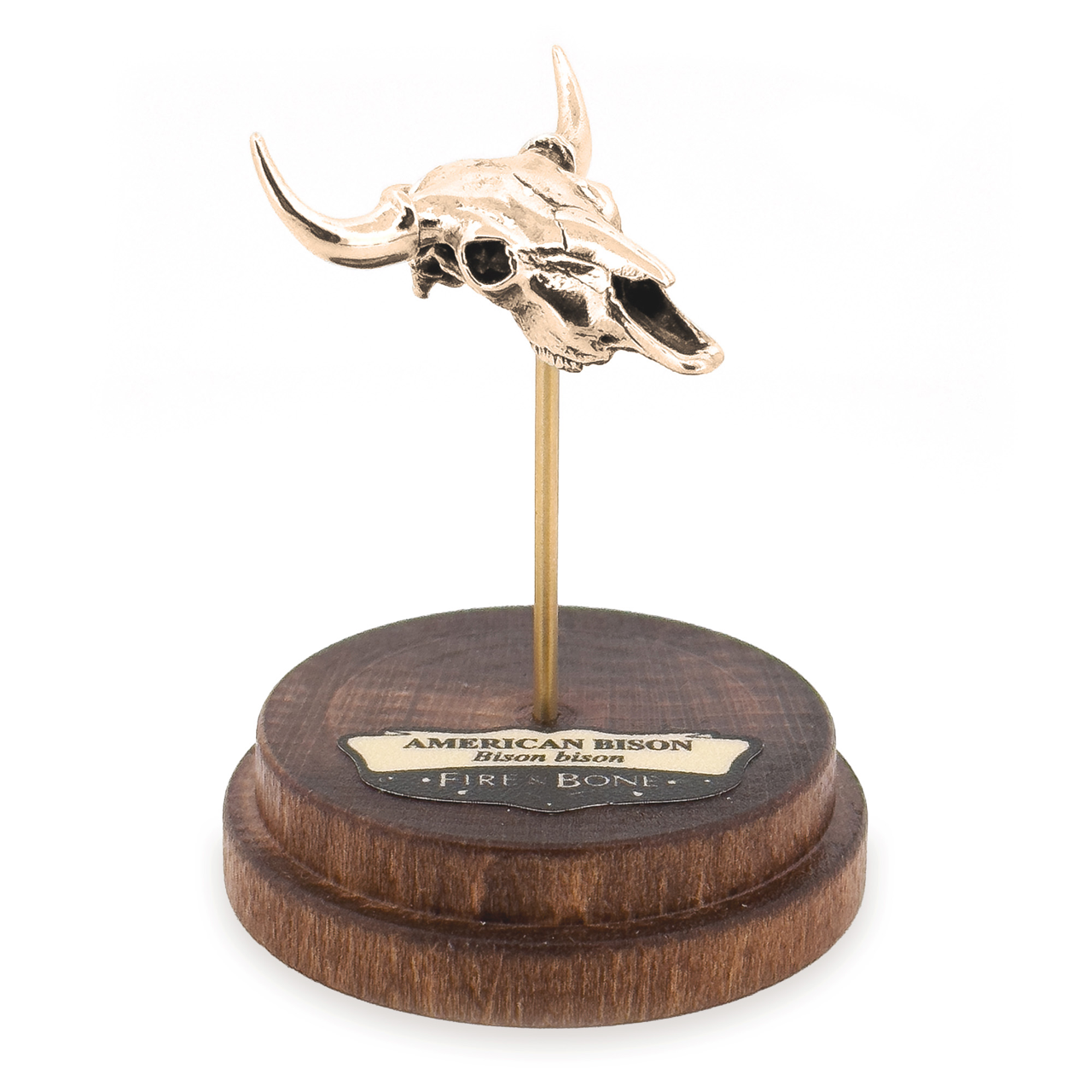 American Bison: None / White Bronze