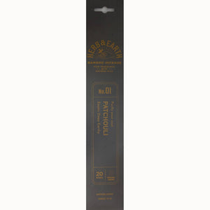 Herb & Earth Incense 20 Sticks - Patchouli