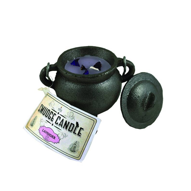 Soul Sticks - Lavender Cauldron Smudge Candle (4 in.)