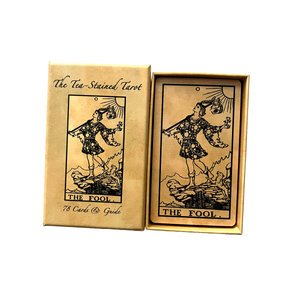 The Tea-Stained Tarot & Guide | LINEN FINISH | Made in USA |