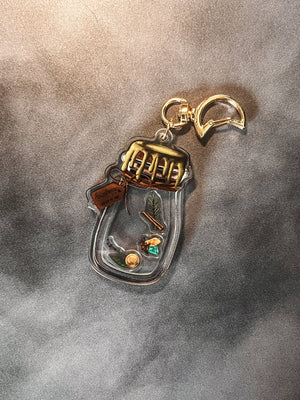 Abundance Jar Shaker Keychain