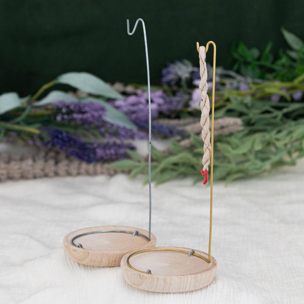 Wood Rope Incense Burner.