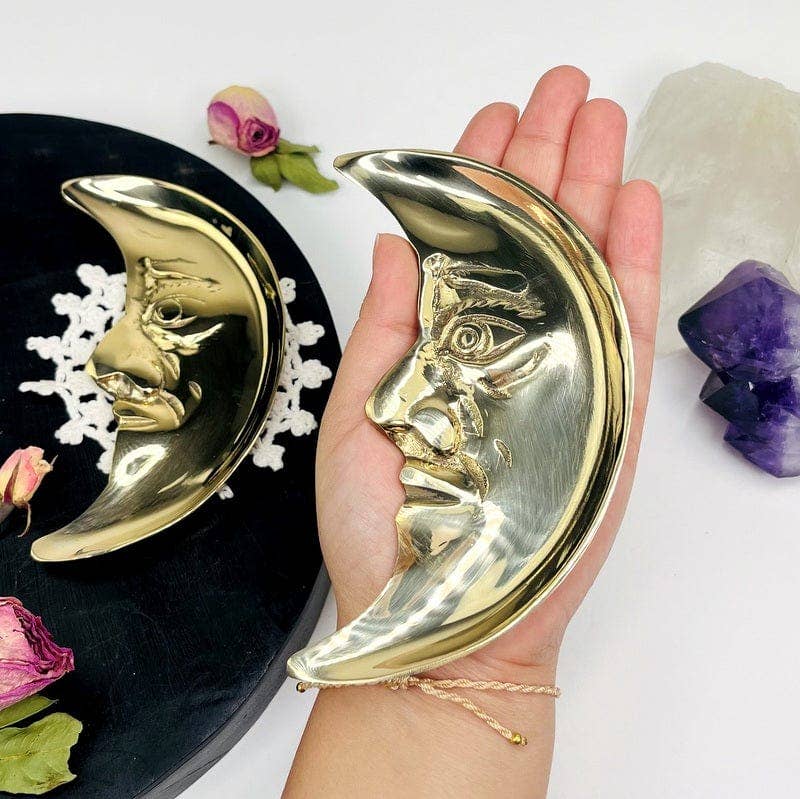 Brass Moon Tray