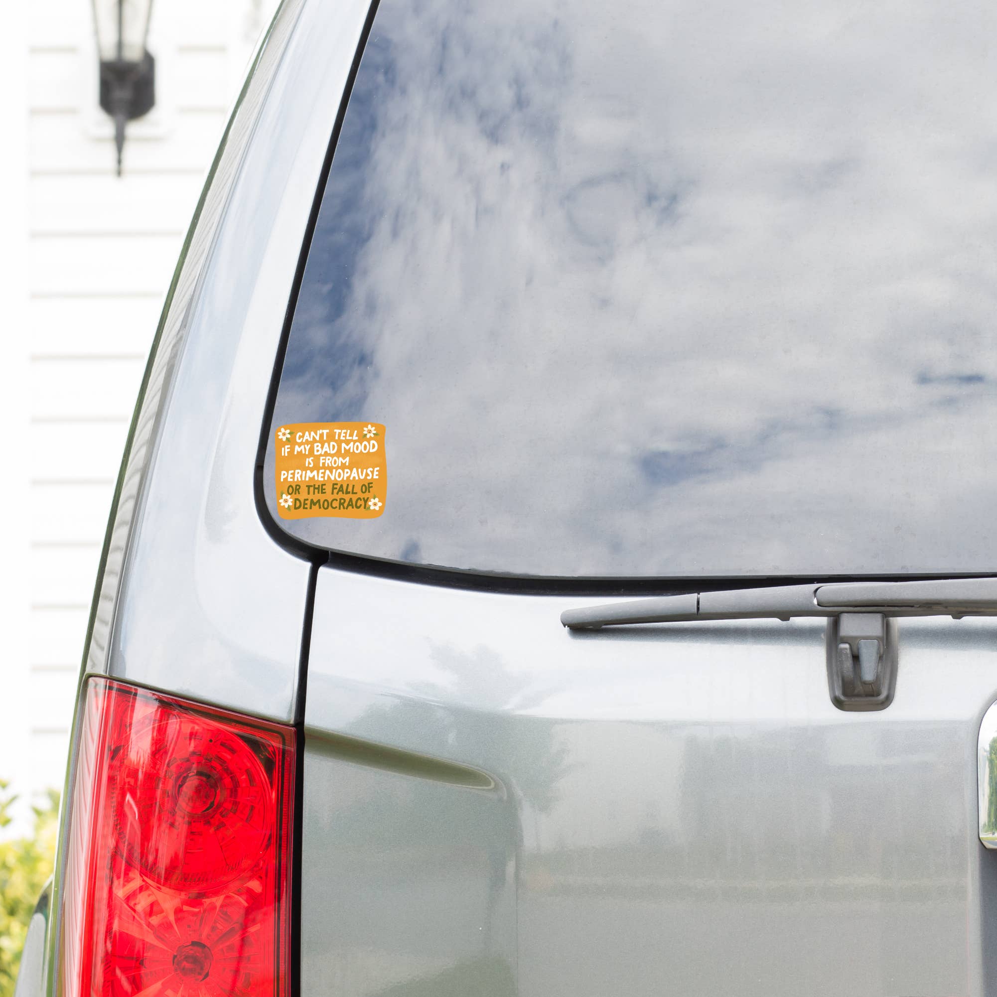 Perimenopause or Fall of Democracy Sticker