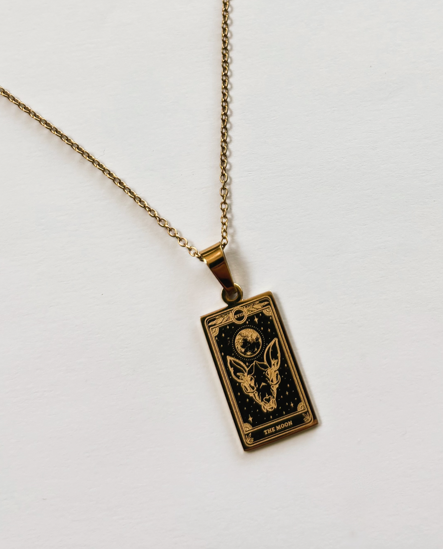 Tarot Card Necklace - The Moon