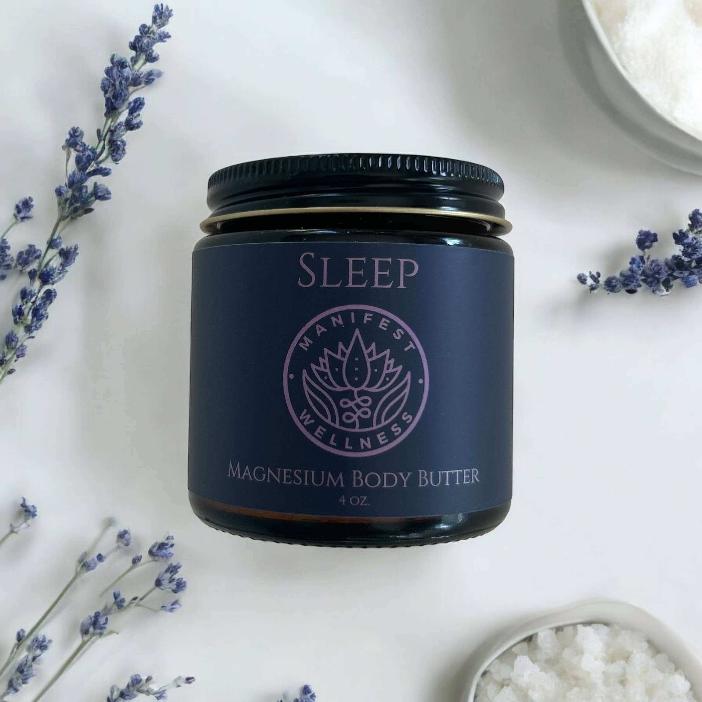 Magnesium Sleep Butter, made with Organic Ingredients