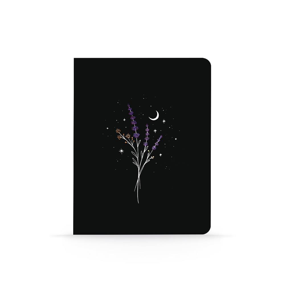 Lavender Layflat Notebook: Lined / Classic