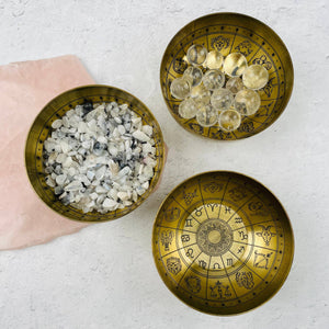 Zodiac Offering Bowl Brass