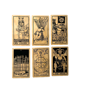 The Tea-Stained Tarot & Guide | LINEN FINISH | Made in USA |