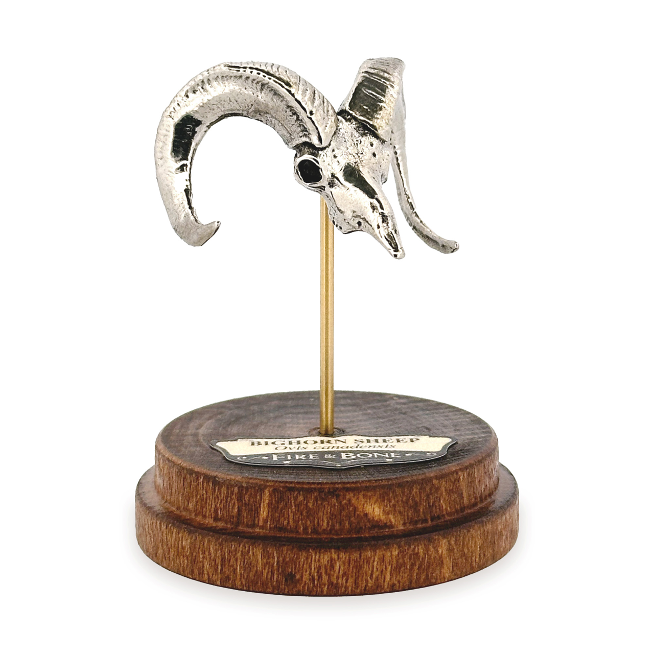 Bighorn Sheep: None / Sterling Silver