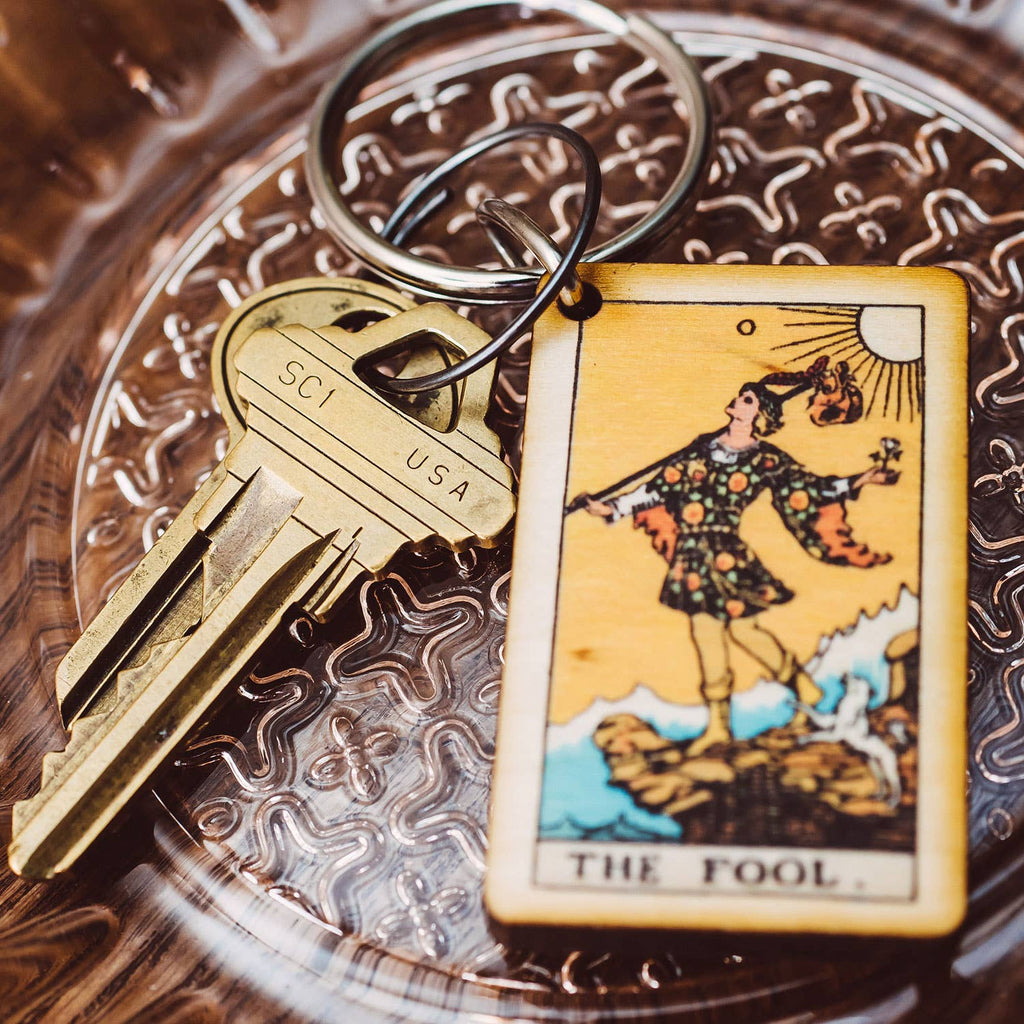 Tarot - 0 - The Fool Keychain