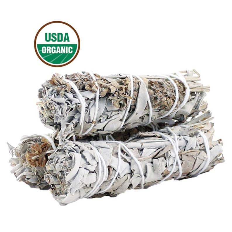 White Sage & Lavender Smudge Stick (4 in.)