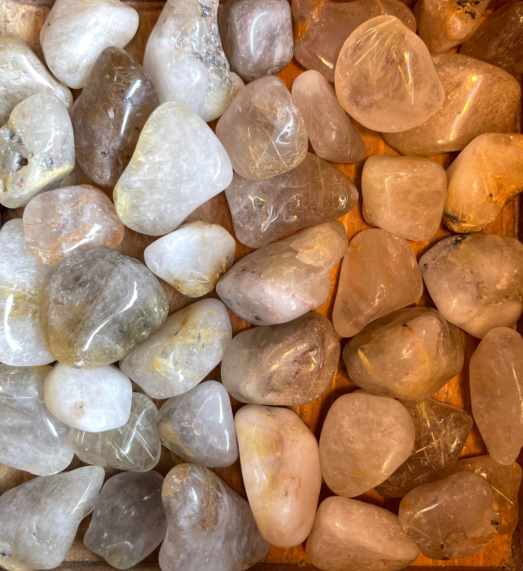 Tumbled Stones Rutilated Quartz