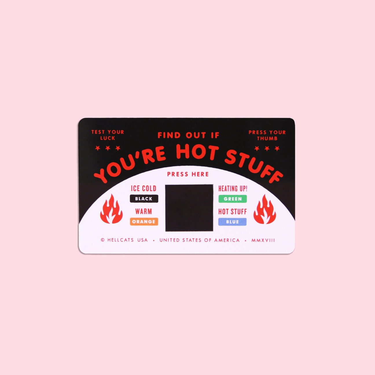 Hot Stuff Mood Card