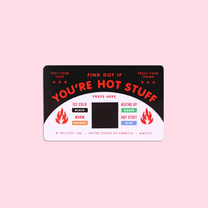 Hot Stuff Mood Card