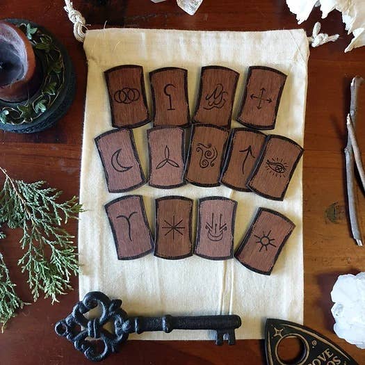 Witches' Rune Set Tiles