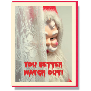 You Better Watch Out Card: Single Card