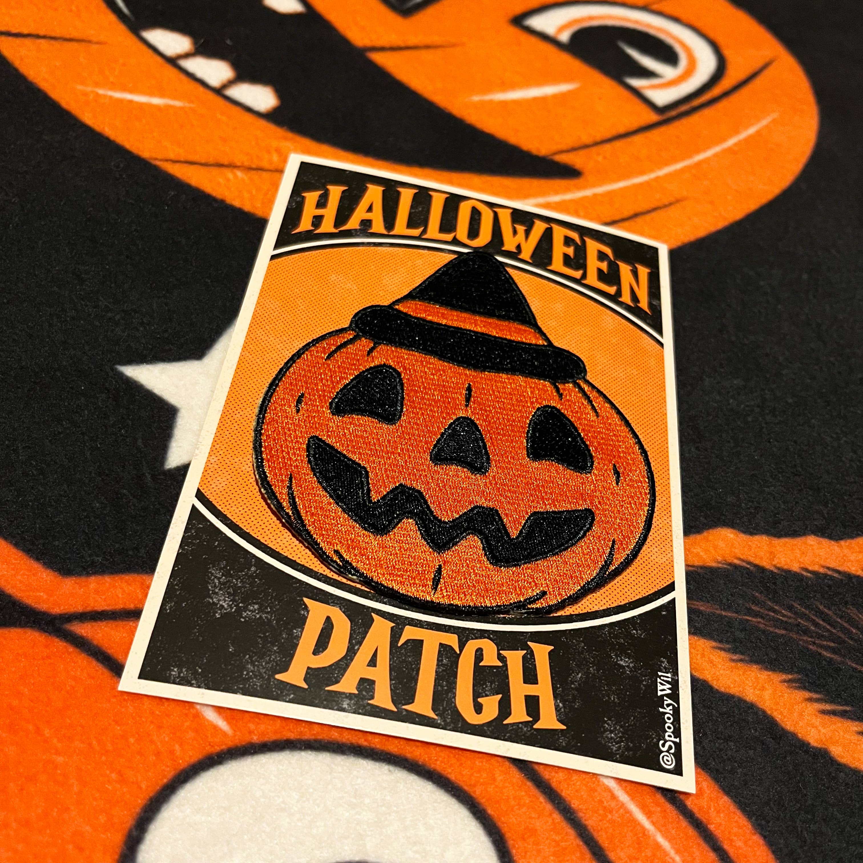 Jack O'Lantern Halloween Patch