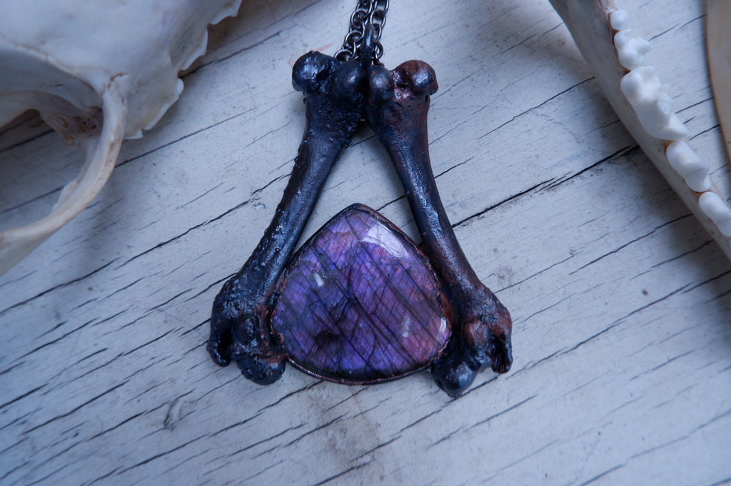 Purple Labradorite Pendant