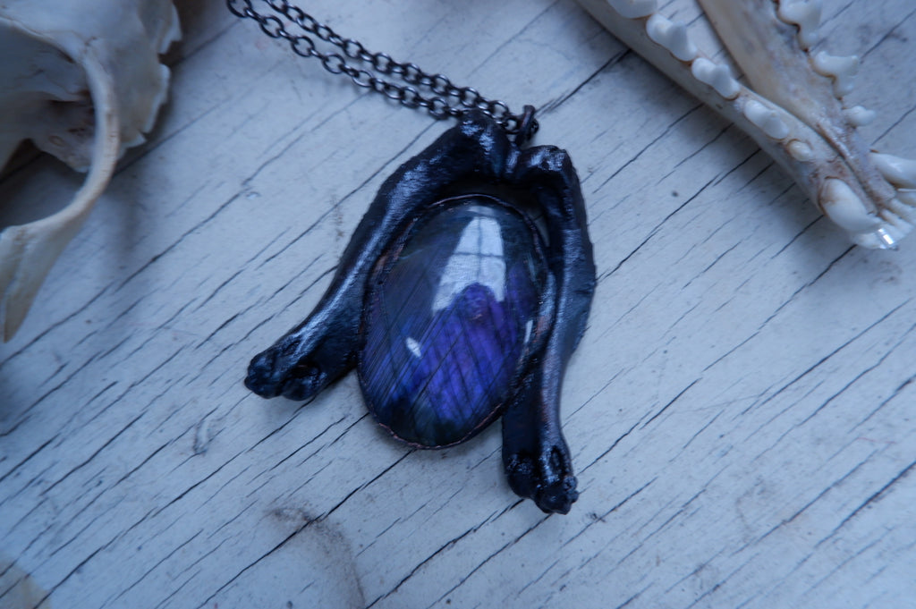 Purple Labradorite Pendant